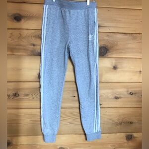Adidas Light Grey Sweatpants Youth Large